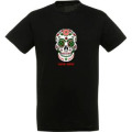 T-shirt unisexe T&ecirc;te de Mort Euskal Herria Noir Profond XS