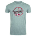 T-shirt unisexe The Best Winter Spot Pyrénées Alt 2500m Gris Chiné XS