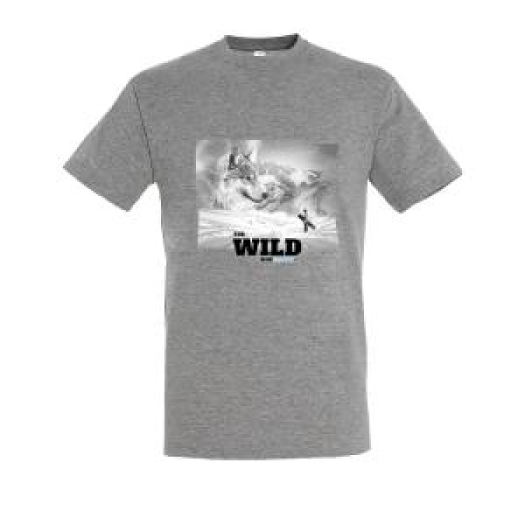 T-shirt unisexe The Wild Is In Luchon Gris Chiné 3XL