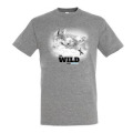 T-shirt unisexe The Wild Is In Pyrénées Gris Chiné XS