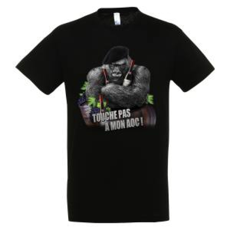T-shirt unisexe Touche Pas &agrave; Mon Aoc Rouge Tango L