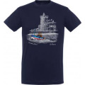 T-shirt unisexe Tour et Bateau Pêcheurs de Couleurs les Sables d’Olonne Chaume Marine S