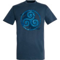 T-shirt unisexe Triskell Vintage Denim XS