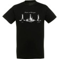T-shirt unisexe Trois Phares de Bretagne (Bb17647a799) Noir Profond XS