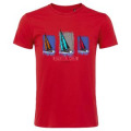 T-shirt unisexe Trois Voiliers Regatta Crew Cannes Rouge S