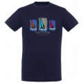 T-shirt unisexe Trois Voiliers Regatta Crew la Rochelle Marine S
