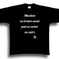 T-shirt unisexe Un Breton Saoul Noir Profond XS