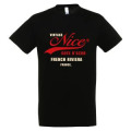 T-shirt unisexe Vintage Nice Côte D'azur French Riviera France Noir Profond S