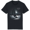 T-shirt unisexe Voilier Clair Obscur les Sables d’Olonne Noir Profond S
