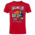 T-shirt unisexe Voilier Sailing Cup Saint Tropez Rouge S