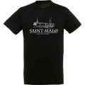 T-shirt unisexe Vue de Saint Malo Marine XS