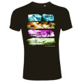 T-shirt unisexe Winter Sport Pyrénées Noir Profond S
