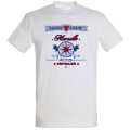 T-shirt unisexe Yatch Club Marseille Méditerranée Noir Profond S