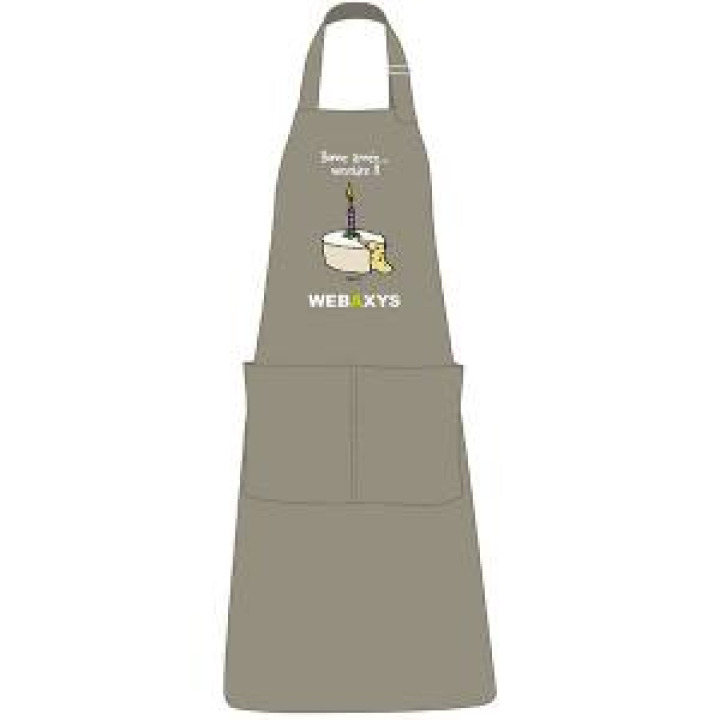 Tablier Bonne AnneeVersaire Webaxys Light Grey Taille unique
