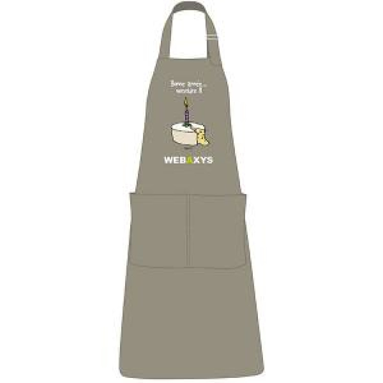 Tablier Bonne Annee...Versaire Webaxys Light Grey Taille unique