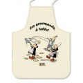 Tablier long &agrave; poches Mam Goz les Gourmands &agrave; Table (Mg6205) Beige Taille unique