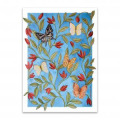 Torchon all-over Chasse Aux Papillons (Tissu &Eacute;pais) Blanc Taille unique