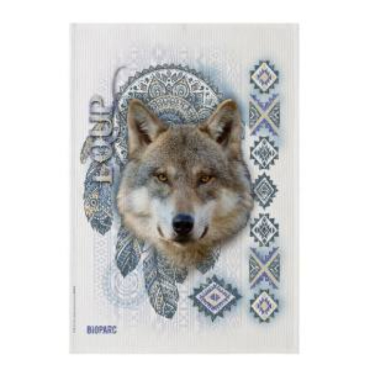 Torchon allover Nid Dabeille Loup Intemporel Bioparc Blanc Taille unique