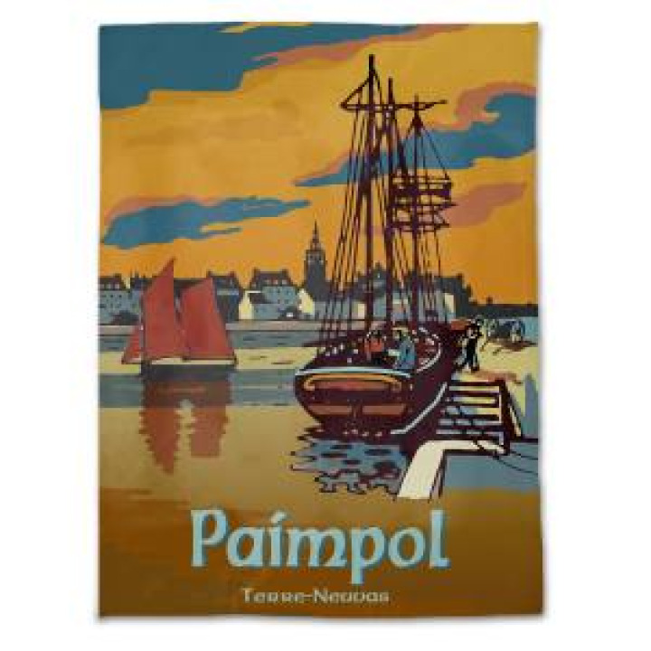 Torchon allover Paimpol Terre Neuvas Blanc Taille unique