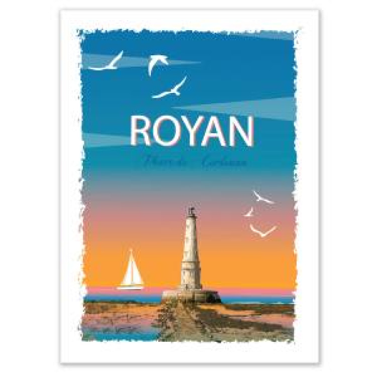 Torchon all-over Vintage Royan Blanc Taille unique