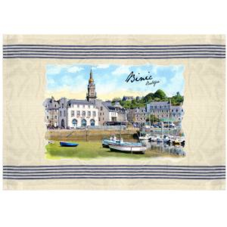Torchon Binic Bretagne Ecru Taille unique