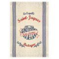 Torchon Coquille Saint Jacques Bretagne Ecru Taille unique