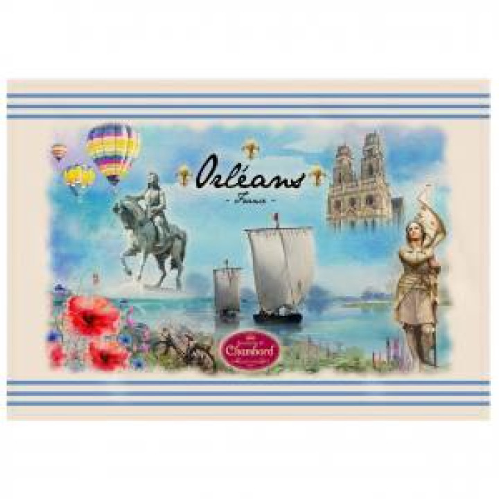 Torchon Décor Orleans France Ecru Taille unique