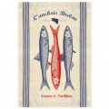 Torchon l&rsquo;anchois Breton Ecru Taille unique