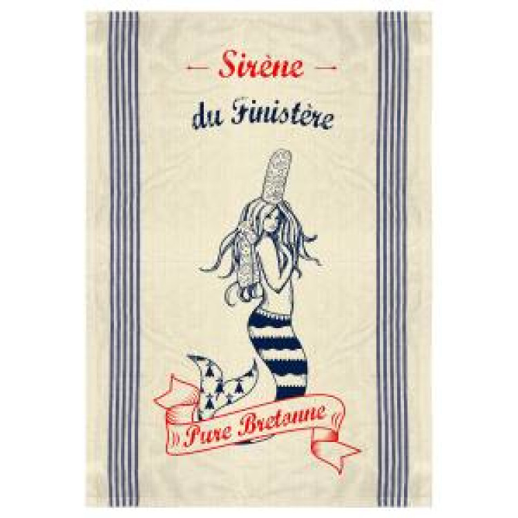 Torchon Sir&egrave;ne du Finist&egrave;re Ecru Taille unique