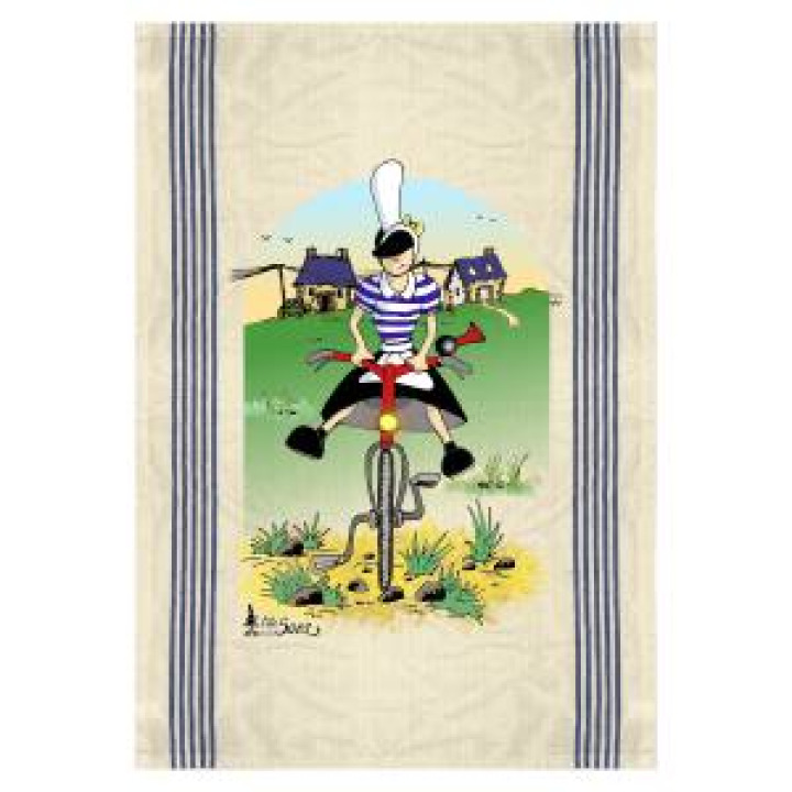 Torchon Tite Soaz à Vélo Ecru Taille unique