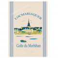 Torchon Vue du Port Locmariaquer Golfe du Morbihan Ecru Taille unique