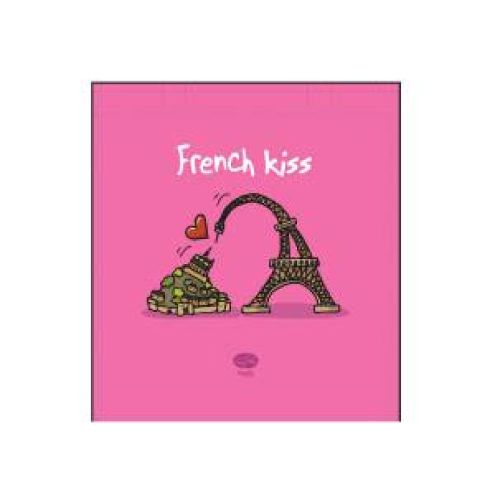 Tote bag allover French Kiss Tour Eiffel Blanc Taille unique