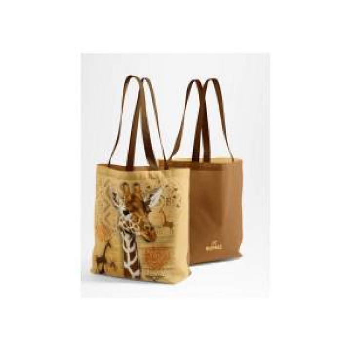 Tote bag allover Girafe Intemporel Bioparc Blanc Taille unique