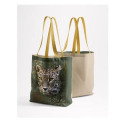 Tote bag all-over Léopard Intemporel Parc Animalier d’Auvergne Blanc Taille unique