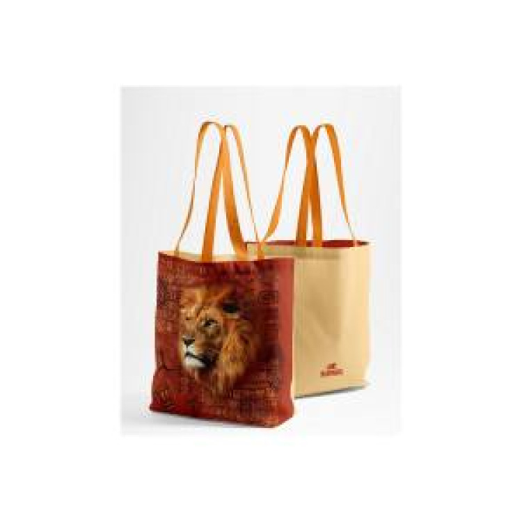 Tote bag all-over Lion Intemporel Bioparc Blanc Taille unique