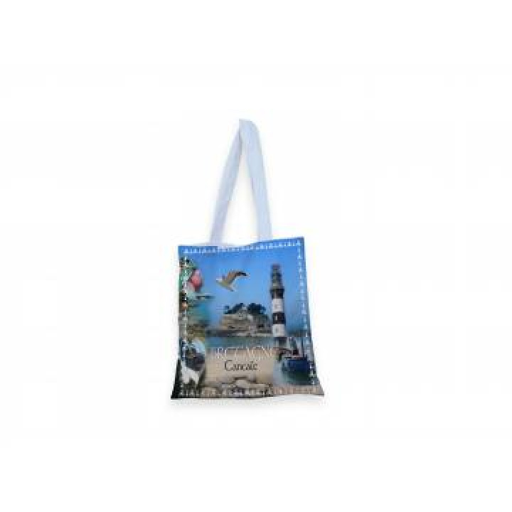 Tote bag allover Multivues Bretagne Cancale Blanc Taille unique
