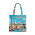 Tote bag all-over Saint Malo Blanc Taille unique