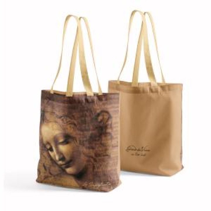 Tote bag allover Scapigliata Clos Lucé Blanc Taille unique