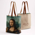 Tote bag all-over Visage Joconde Clos Lucé Blanc Taille unique