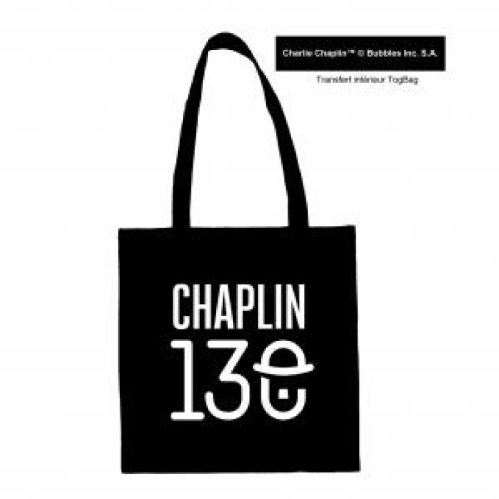 Tote Bag Chaplin 130 Pf12018101 Sérigraphie  transfert à lintérieur Noir Taille unique