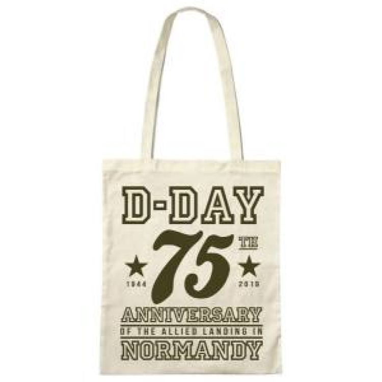 Tote bag D-Day 75th Anniversary (En Kaki) Natural Taille unique
