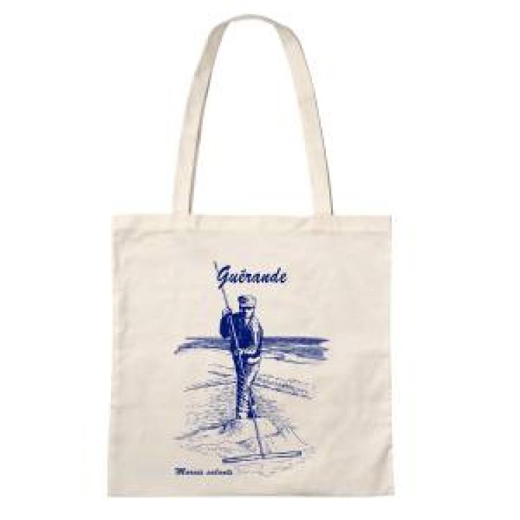 Tote bag Guérande Marais Salants Ecru Taille unique
