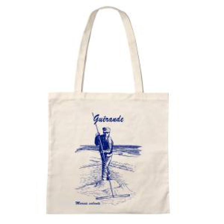 Tote bag Guérande Marais Salants Ecru Taille unique