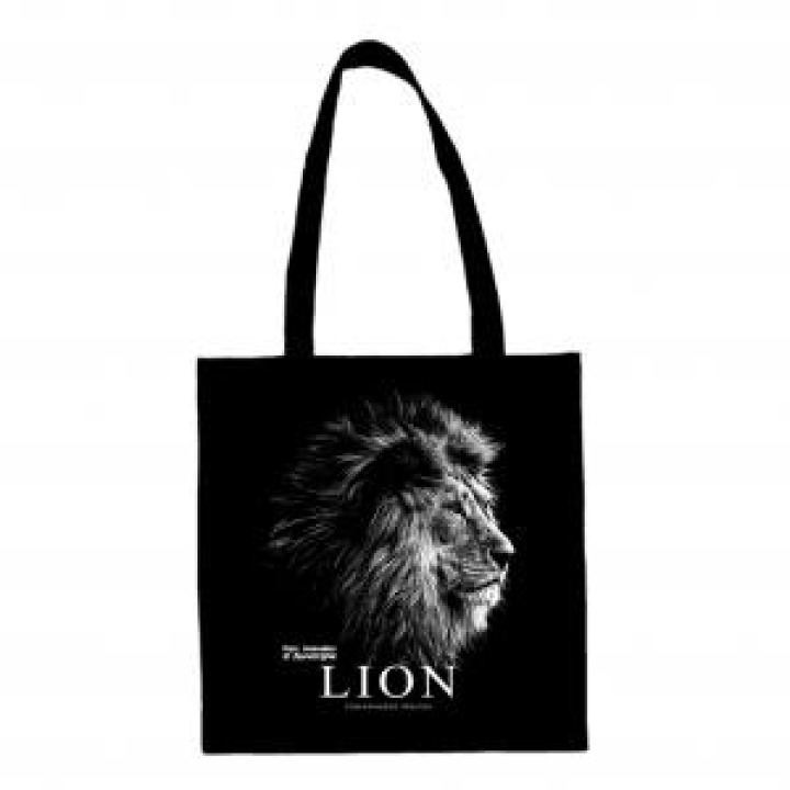 Tote bag Lion Gamme Black Parc Animalier dAuvergne black Taille unique