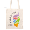 Tote bag logo Zoo Corsica Natural Taille unique
