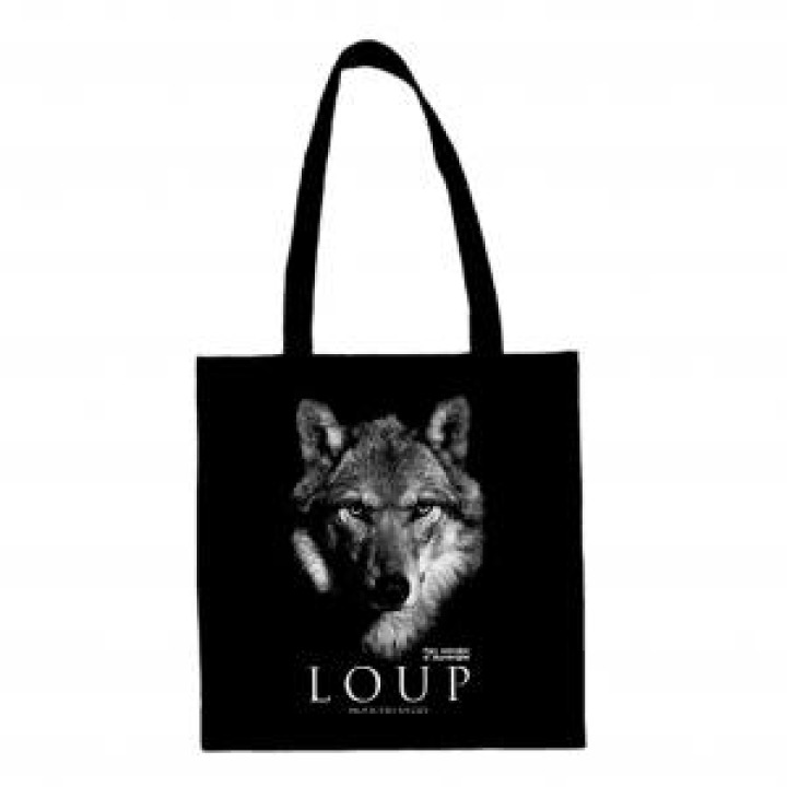 Tote bag Loup Gamme Black Parc Animalier dAuvergne black Taille unique