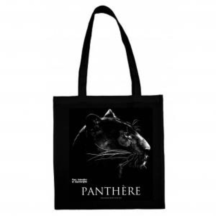 Tote bag Panthère Gamme Black Parc Animalier dAuvergne black Taille unique
