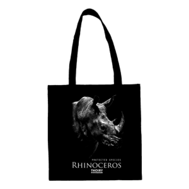 Tote bag Rhinoceros Gamme Black Zoo de Thoiry black Taille unique