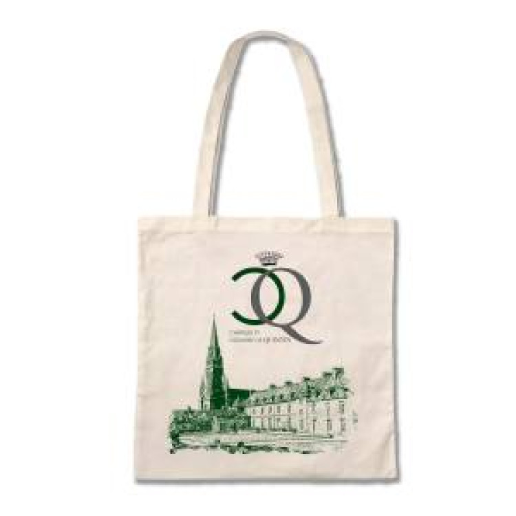 Tote bag S&eacute;rigraphie Ch&acirc;teau de Quintin Ecru Taille unique