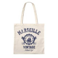 Tote bag sérigraphieMarseille France Vintage Ecru Taille unique